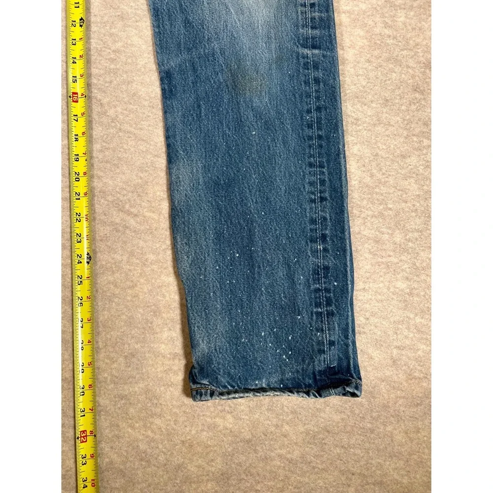 Levi's 501XX Jeans Mens 36x36 Blue Denim Cotton Mid Rise Straight Leg Streetwear